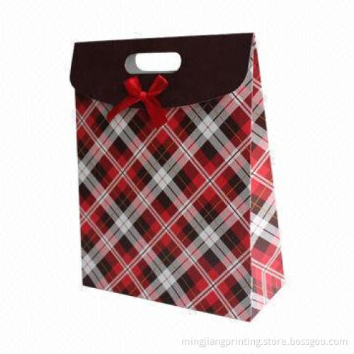 Gift Paper Bag with Ribbon Bow